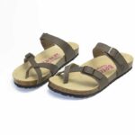 Breeze Ladies Cross Over Sandal Tan