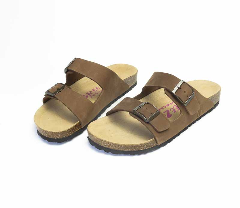 Breeze Ladies Sandal Slide - Full grain leather