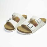 Breeze Ladies Slide Sandals White