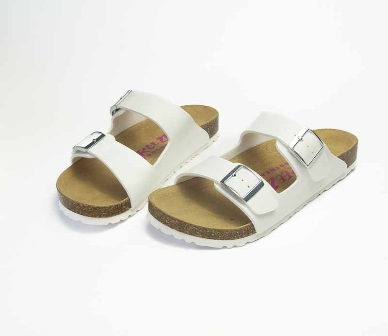 Breeze Ladies Slide Sandals White