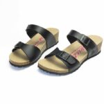 Breeze Ladies New Wedge Sandal Black