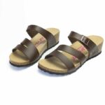 Ladies Classic Wedge Sandal - Tan